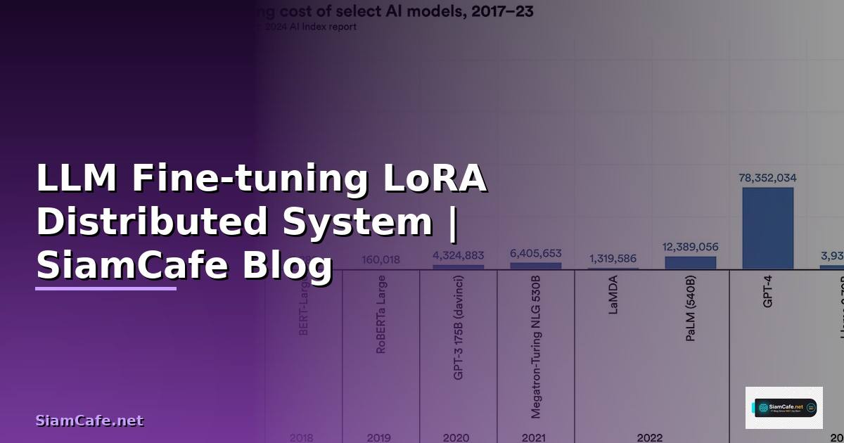 LLM Fine-tuning LoRA Distributed System
