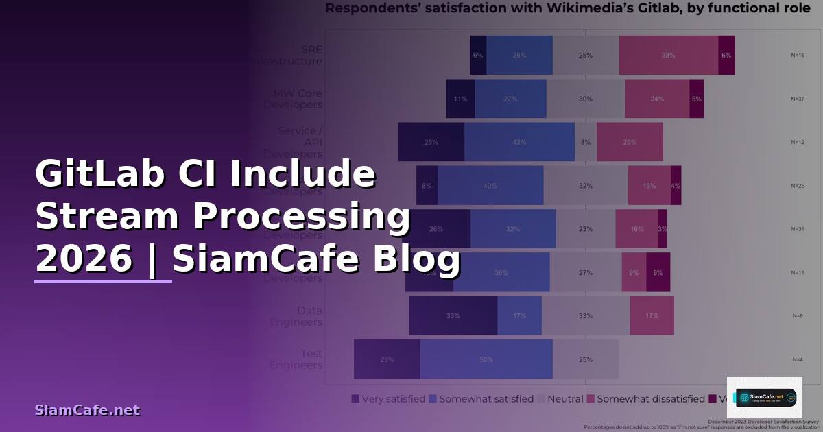 GitLab CI Include Stream Processing