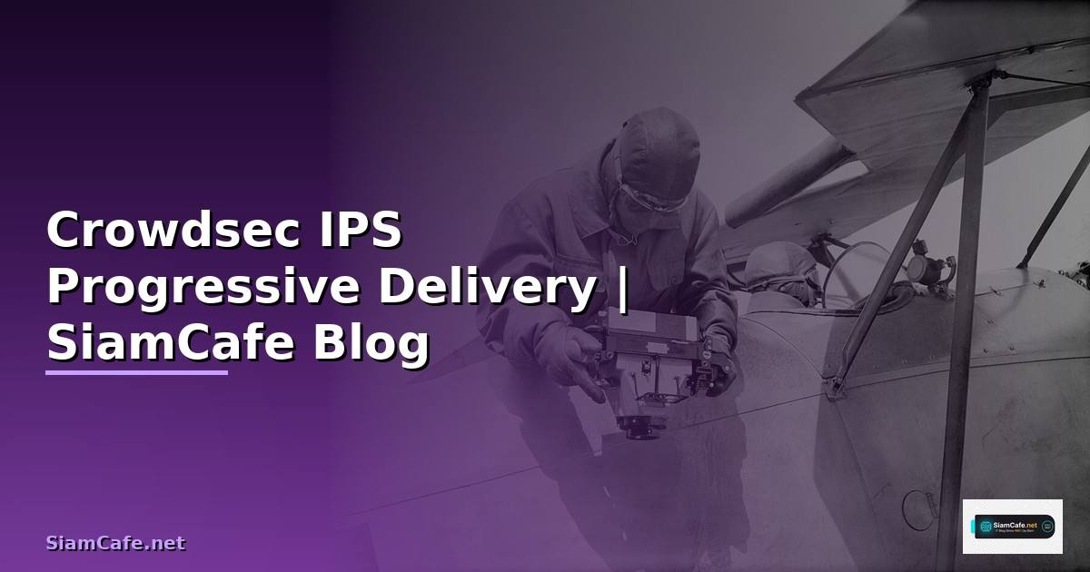 Crowdsec IPS Progressive Delivery