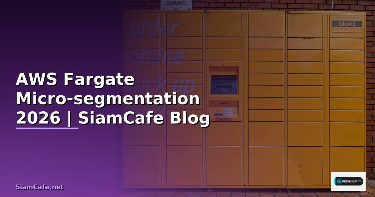 AWS Fargate Micro-segmentation