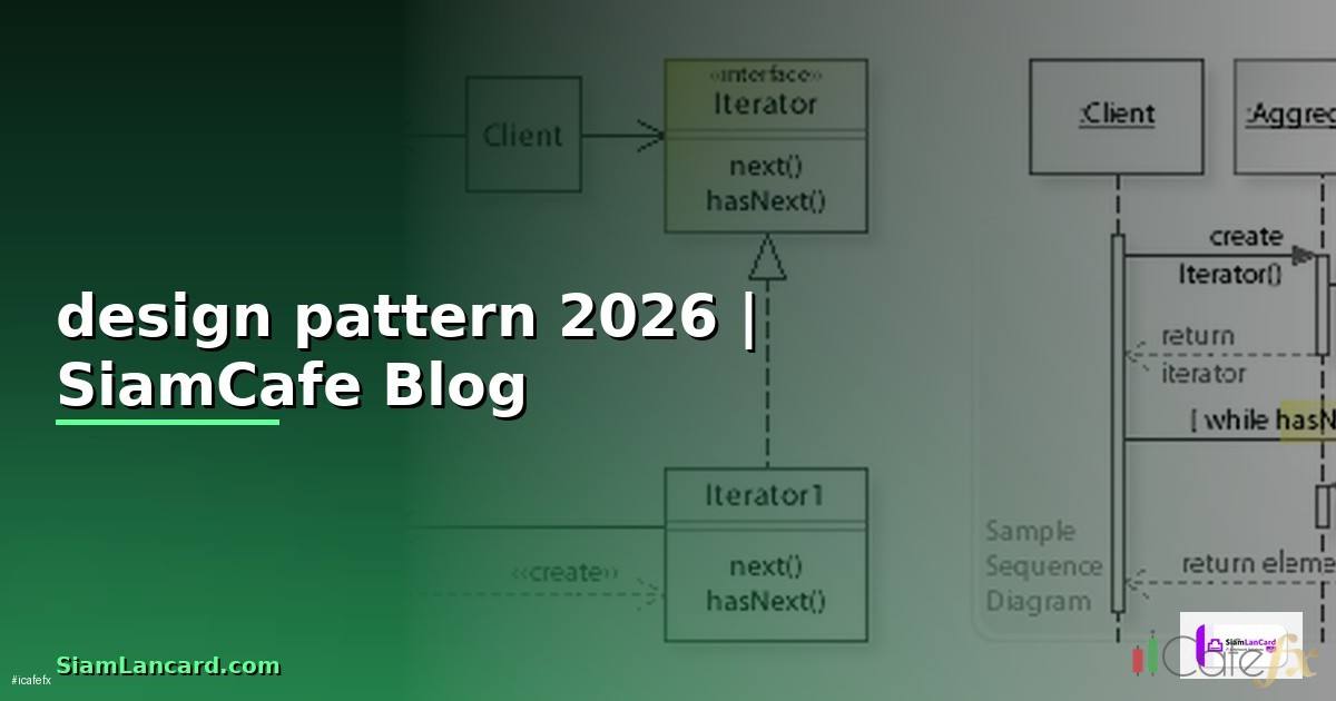 design pattern มีอะไรบ้าง