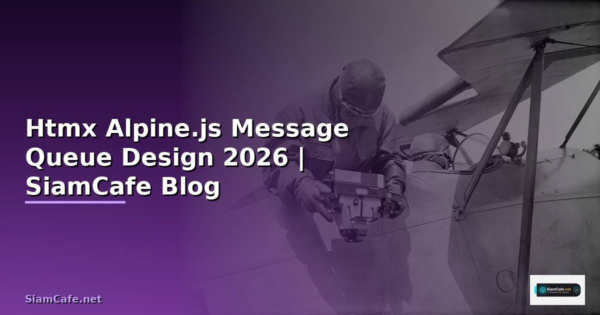 Htmx Alpine.js Message Queue Design