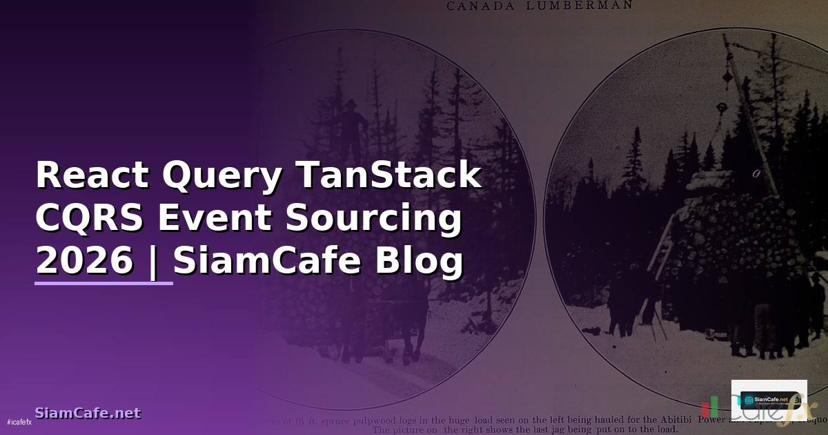 React Query TanStack CQRS Event Sourcing