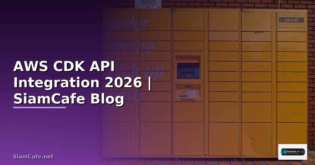 AWS CDK API Integration เชื่อมต่อระบบ