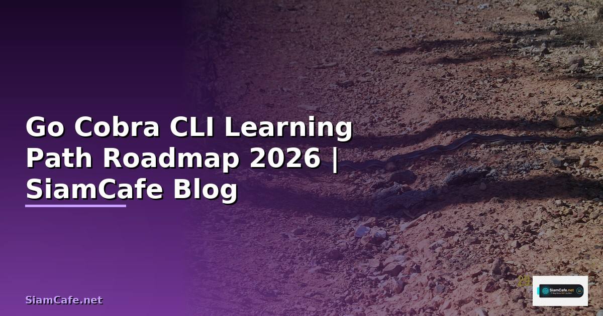 Go Cobra CLI Learning Path Roadmap