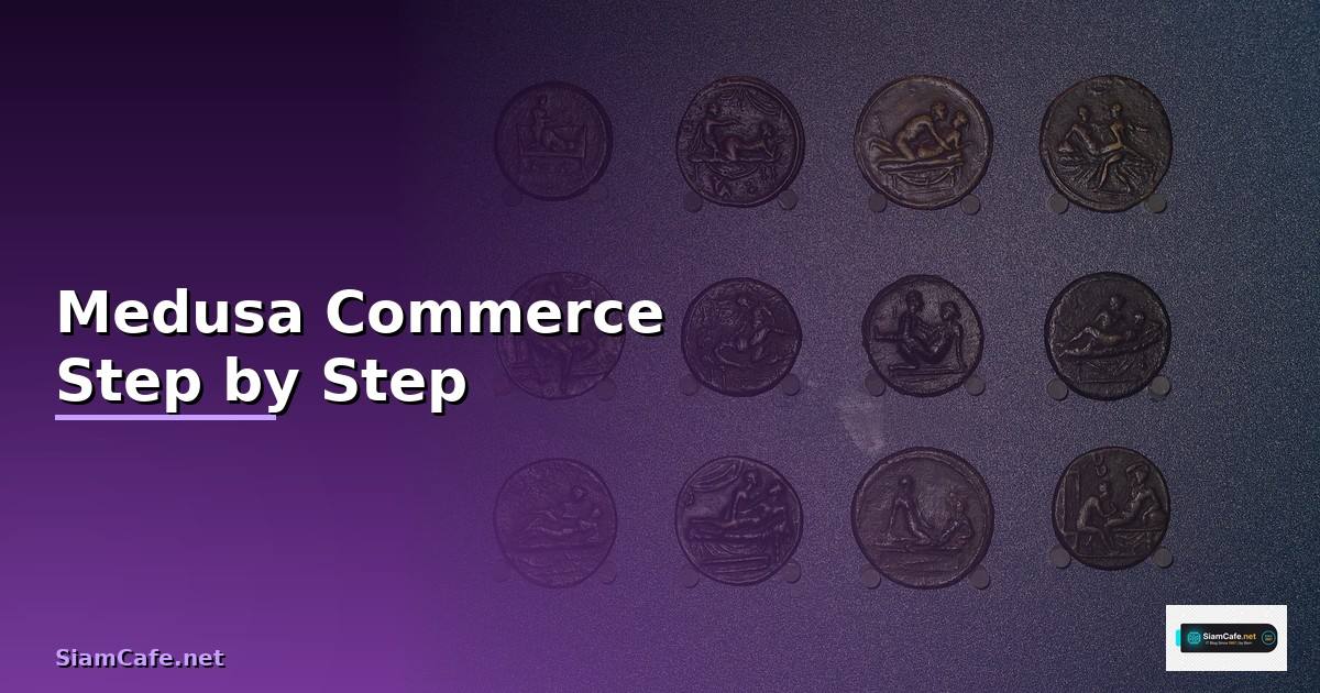 Medusa Commerce สำหรับมือใหม่ Step by Step —