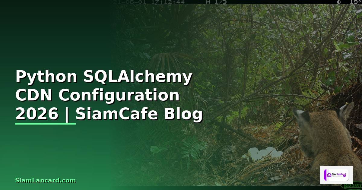 Python SQLAlchemy CDN Configuration