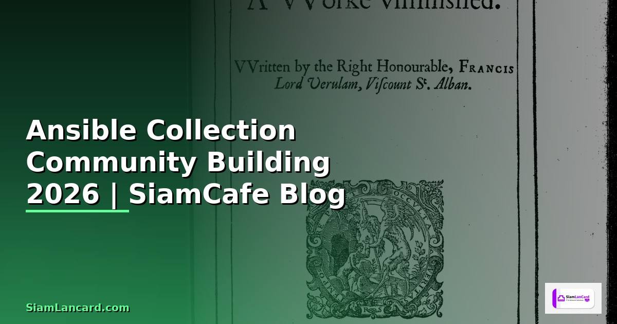 Ansible Collection Community Building