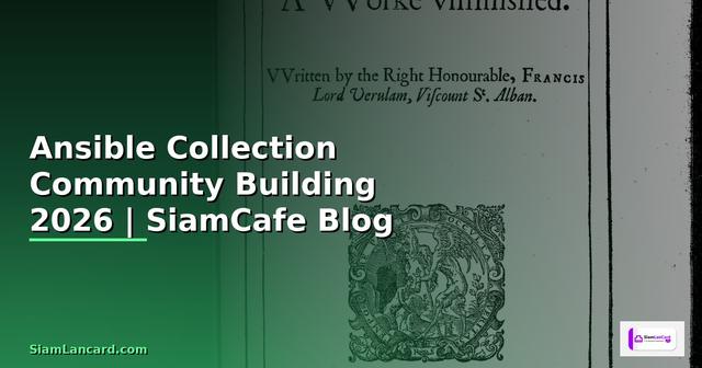 Ansible Collection Community Building