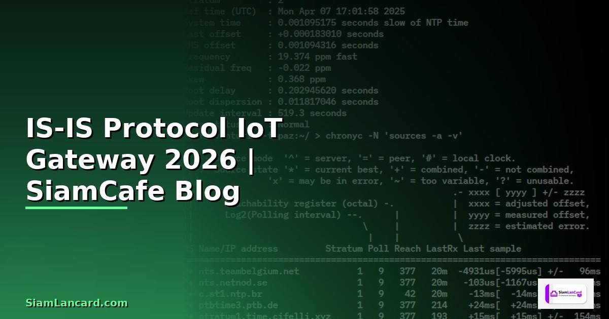 IS-IS Protocol IoT Gateway