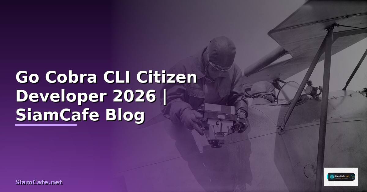 Go Cobra CLI Citizen Developer