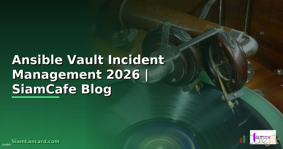 Ansible Vault Incident Management