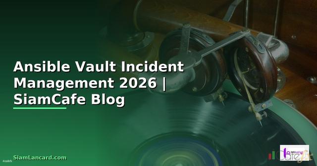 Ansible Vault Incident Management