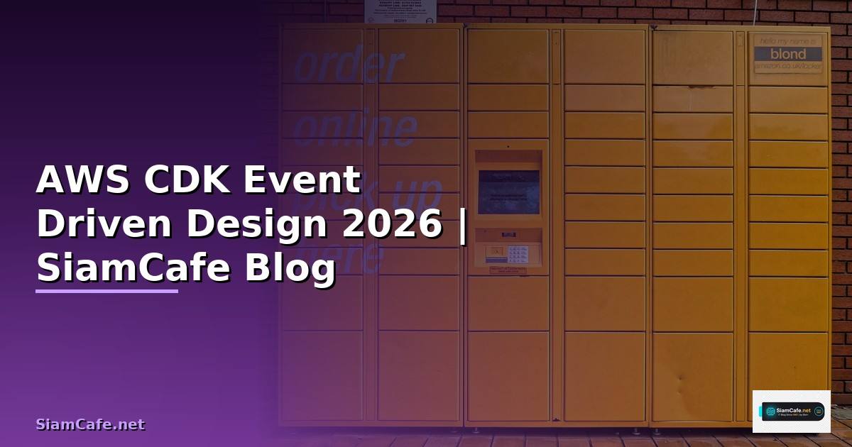 AWS CDK Event Driven Design