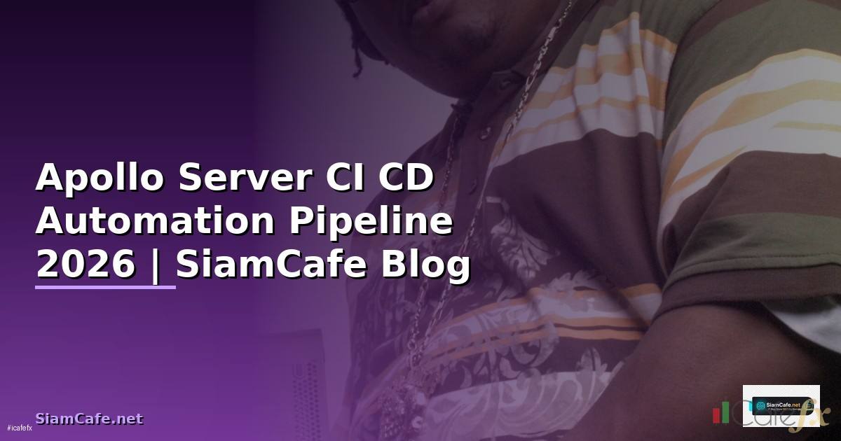 Apollo Server CI CD Automation Pipeline