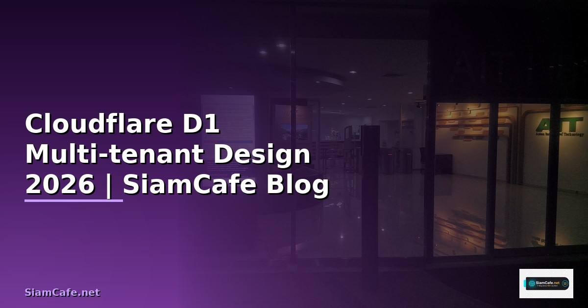Cloudflare  Multi-tenant Design