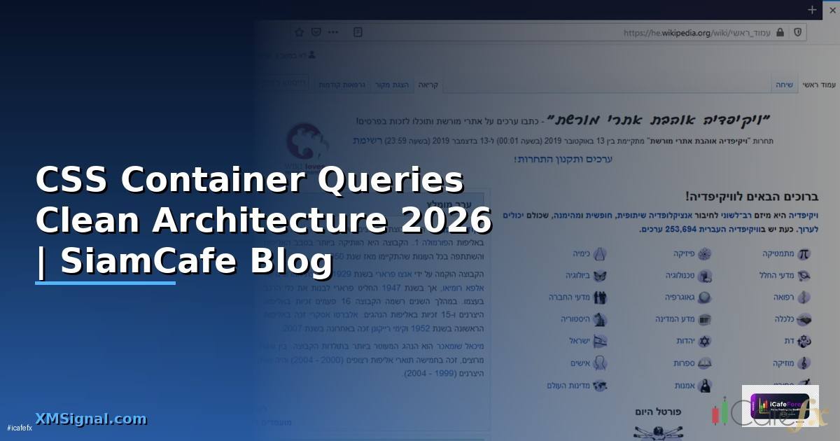 CSS Container Queries Clean Architecture