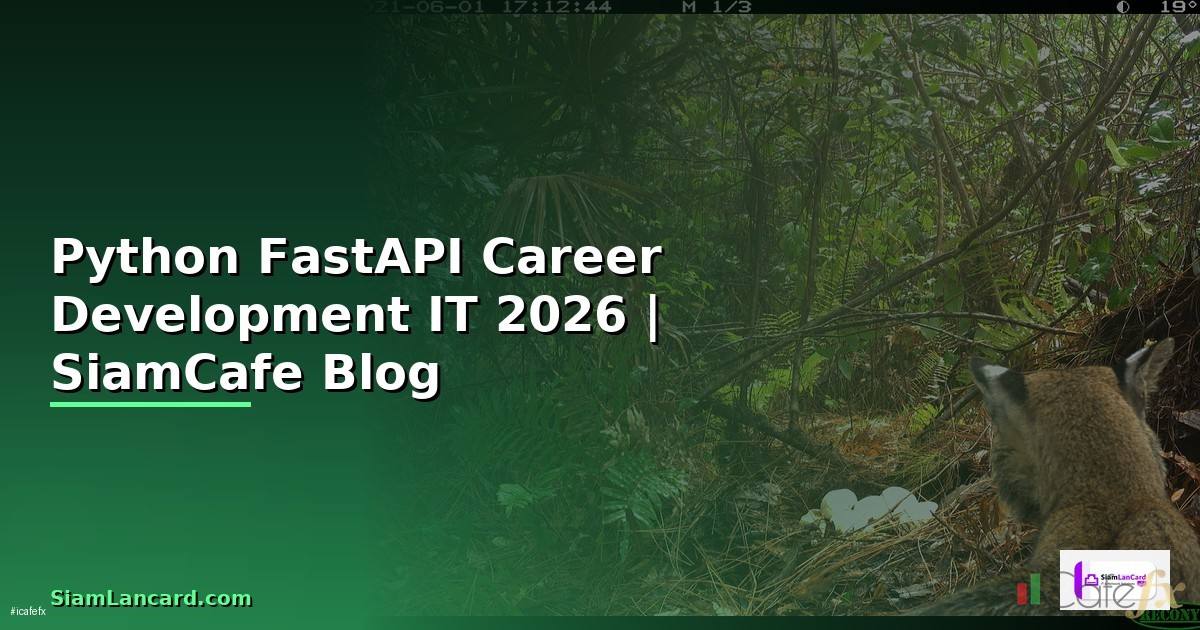 Python FastAPI Career Development IT