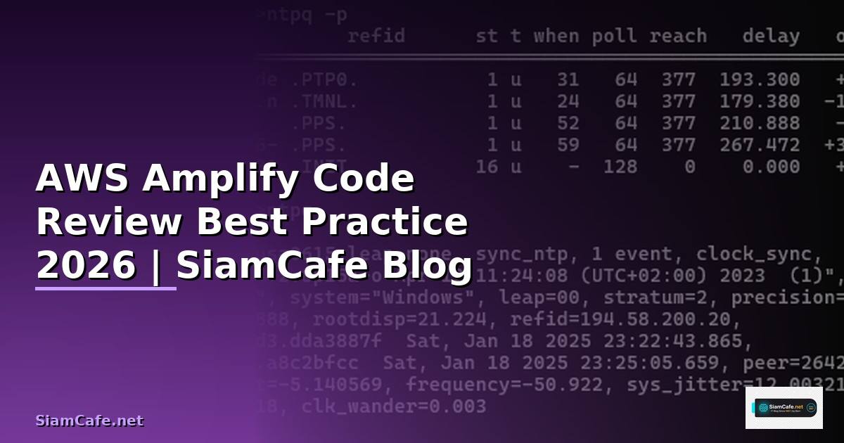 AWS Amplify Code Review Best Practice