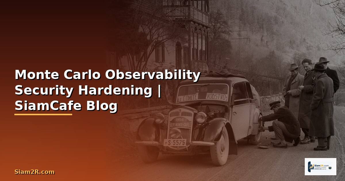 Monte Carlo Observability Security Hardening