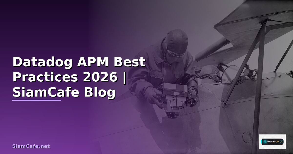 Datadog APM Best Practices ที่ต้องรู้