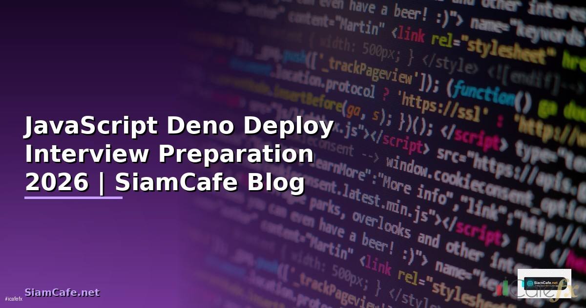 JavaScript Deno Deploy Interview Preparation