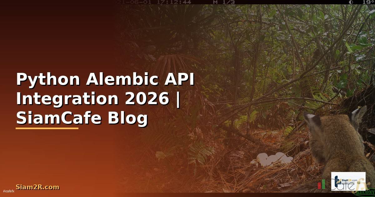 Python Alembic API Integration เชื่อมต่อระบบ