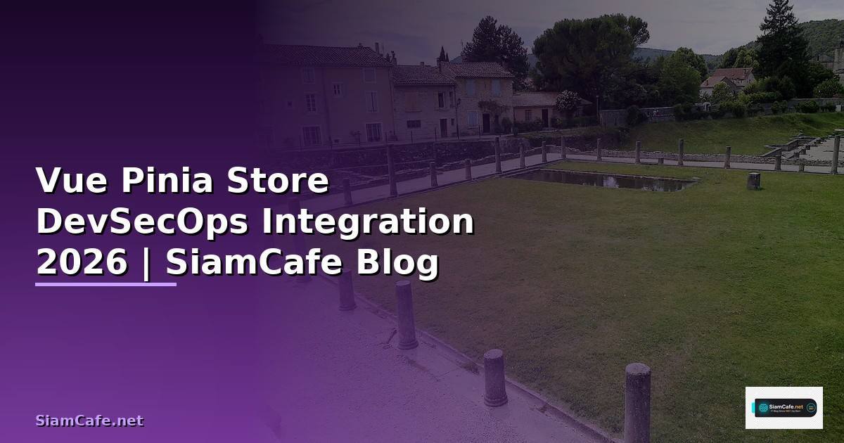Vue Pinia Store DevSecOps Integration