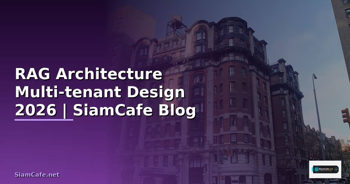RAG Architecture Multi-tenant Design — คู่มือฉบับสมบูรณ์ 2026