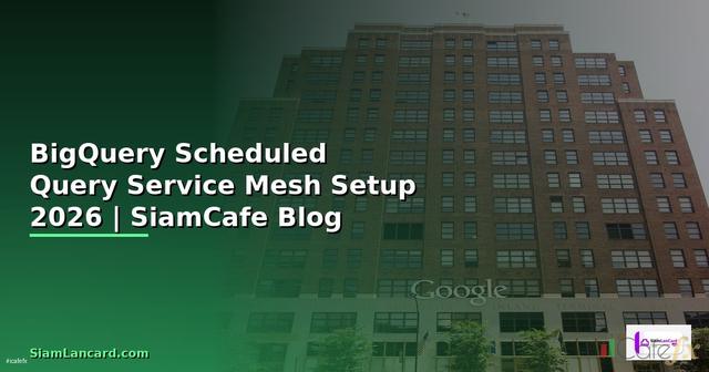 BigQuery Scheduled Query Service Mesh Setup