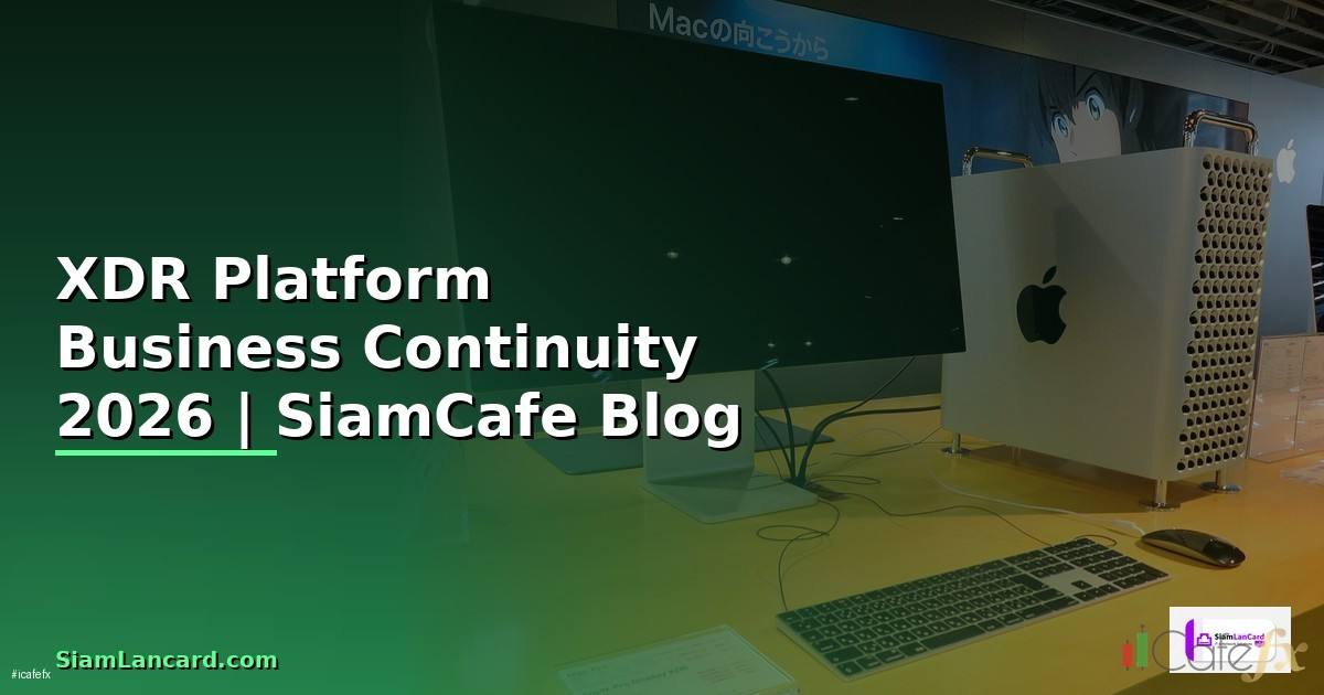 XDR Platform Business Continuity