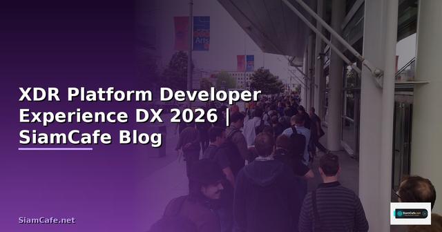 XDR Platform Developer Experience DX