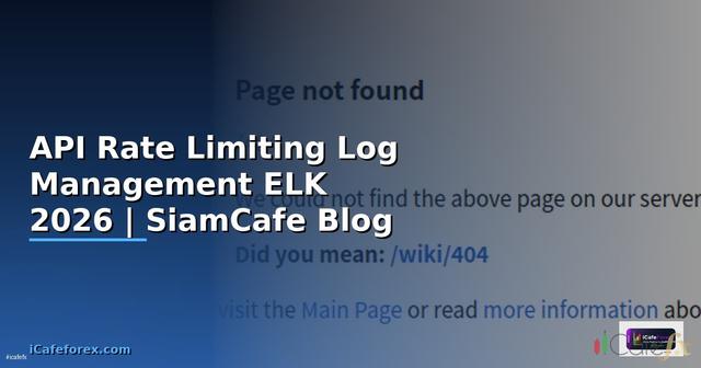 API Rate Limiting Log Management ELK