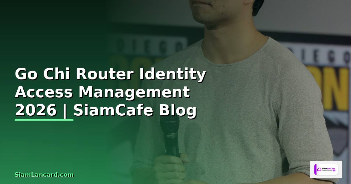Go Chi Router Identity Access Management