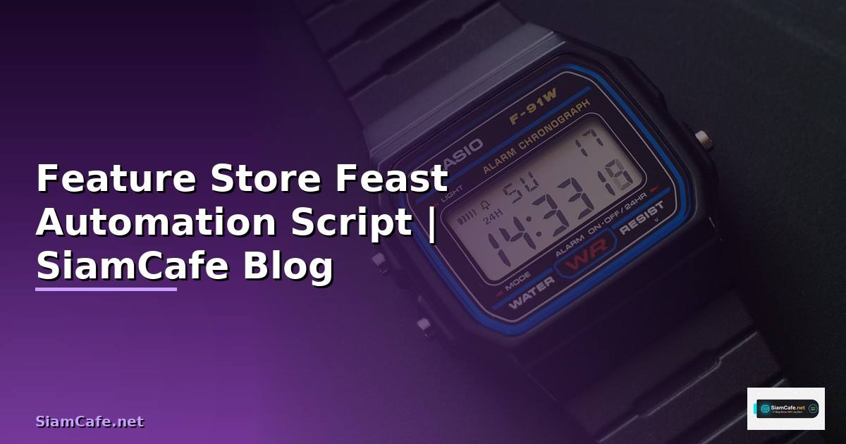 Feature Store Feast Automation Script