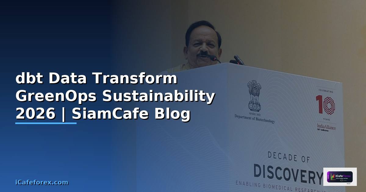 dbt Data Transform GreenOps Sustainability
