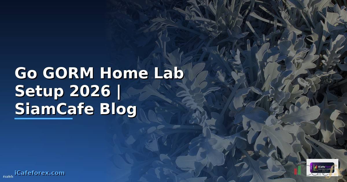Go GORM Home Lab Setup