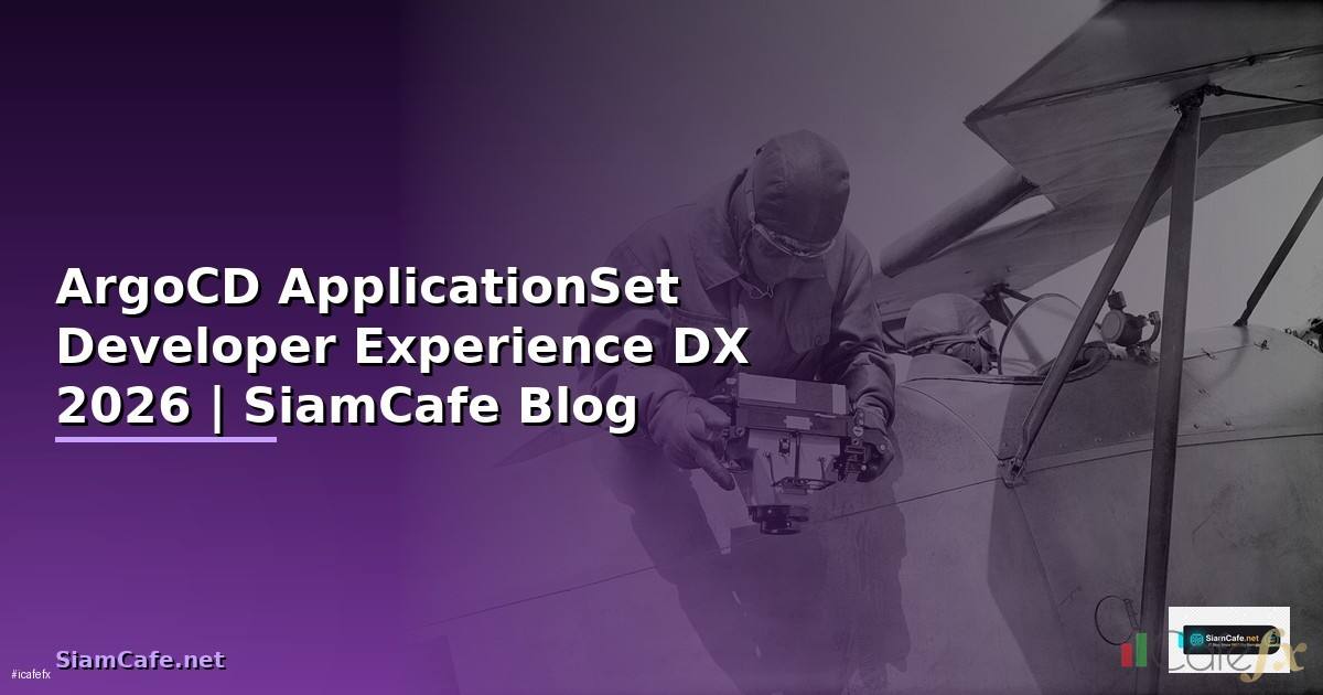 ArgoCD ApplicationSet Developer Experience DX