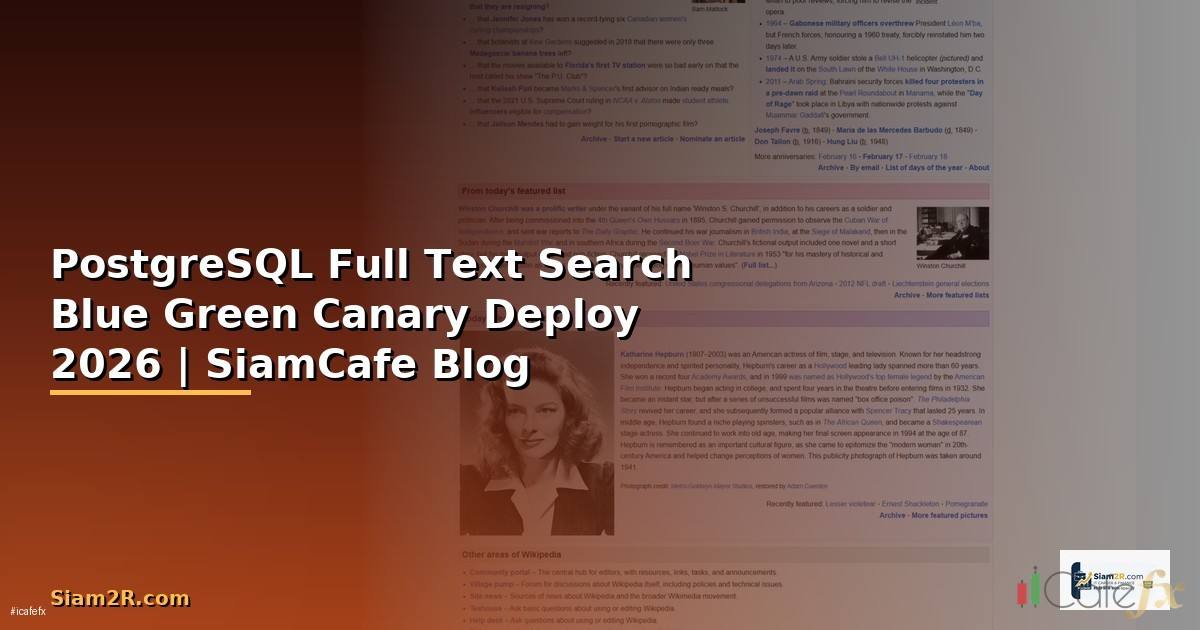 PostgreSQL Full Text Search Blue Green Canary