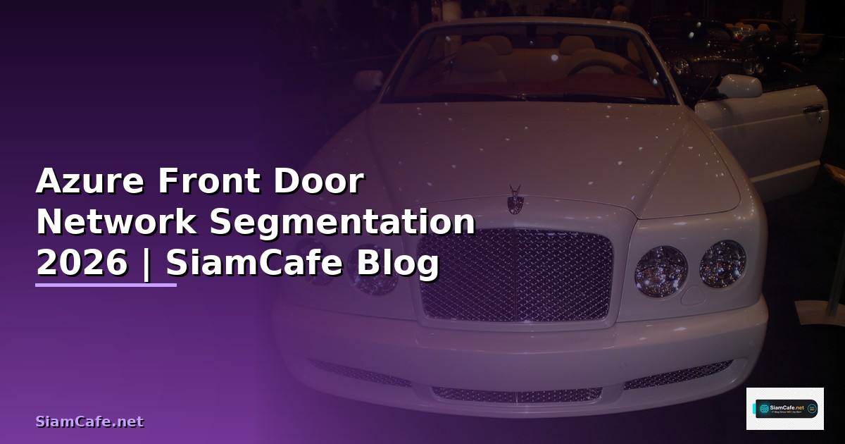 Azure Front Door Network Segmentation