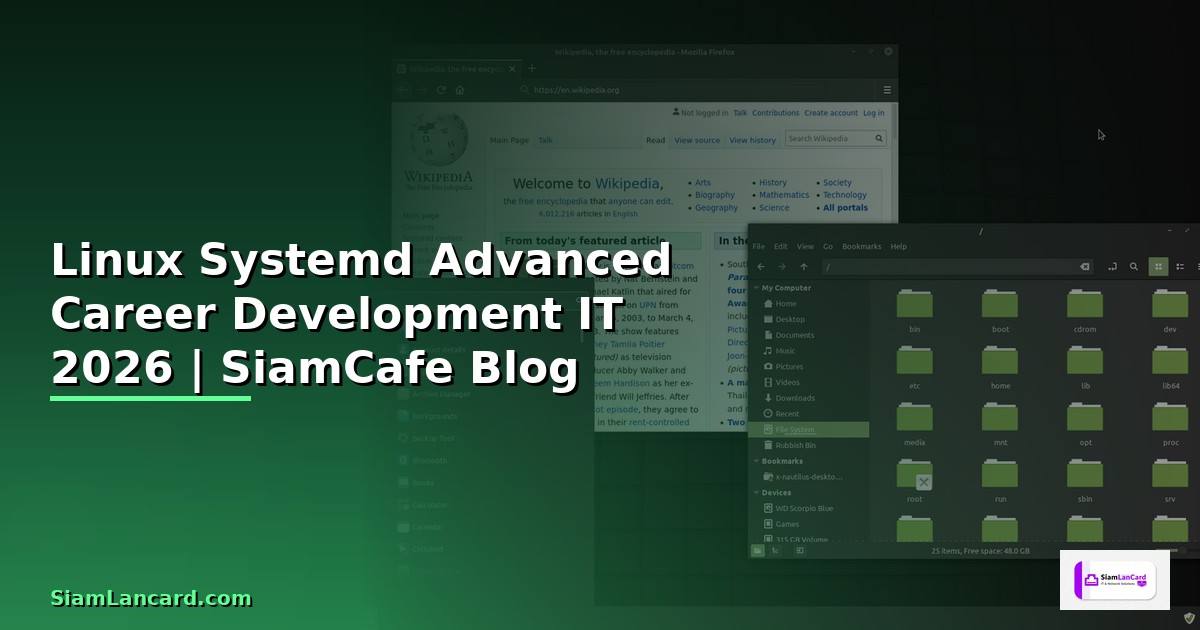 Linux Systemd Advanced Career Development IT