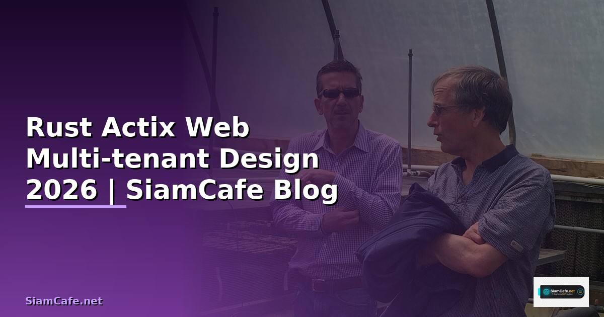 Rust Actix Web Multi-tenant Design