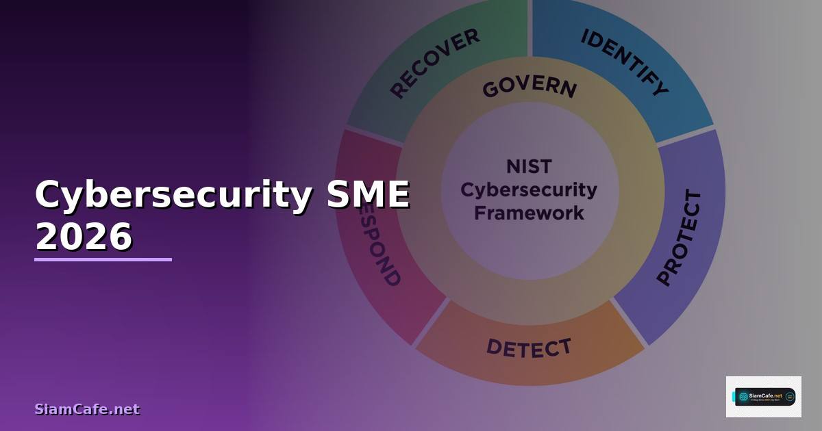 Cybersecurity สำหรับ SME คู่มือป้องกันภัยไซเบอร์ 2026