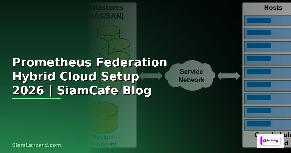 Prometheus Federation Hybrid Cloud Setup