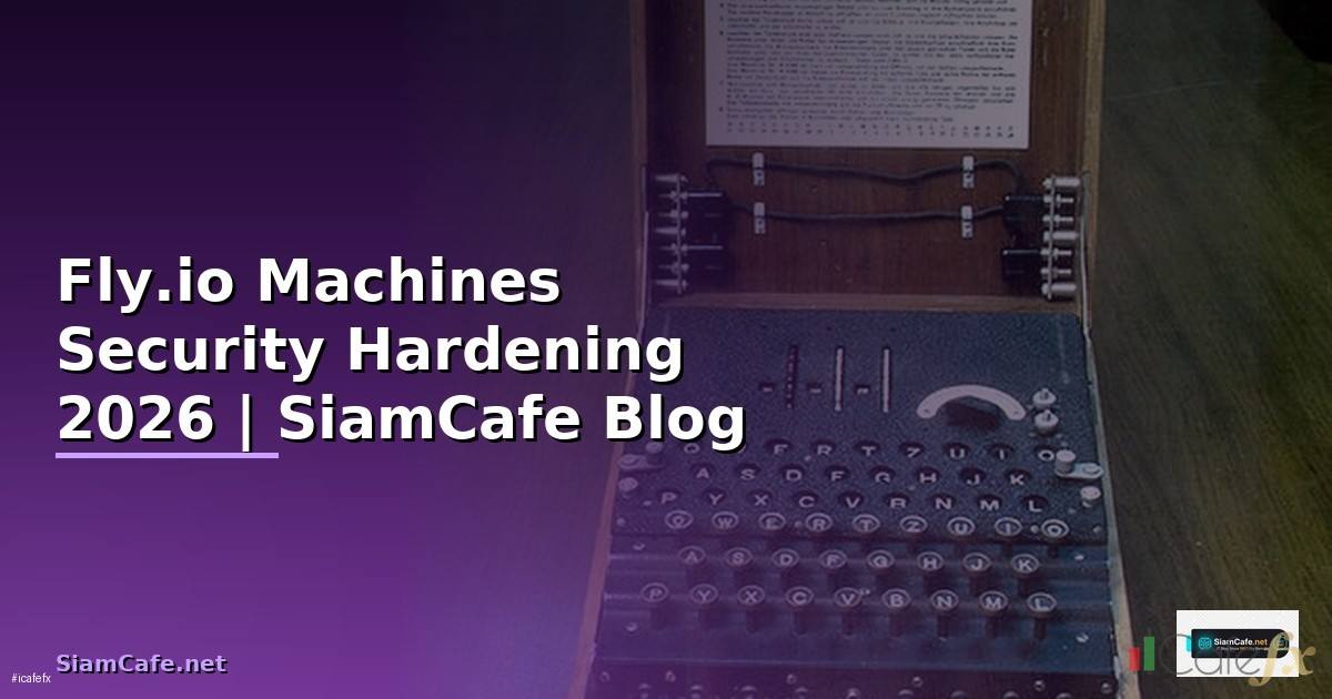 Fly.io Machines Security Hardening ป้องกันแฮก —