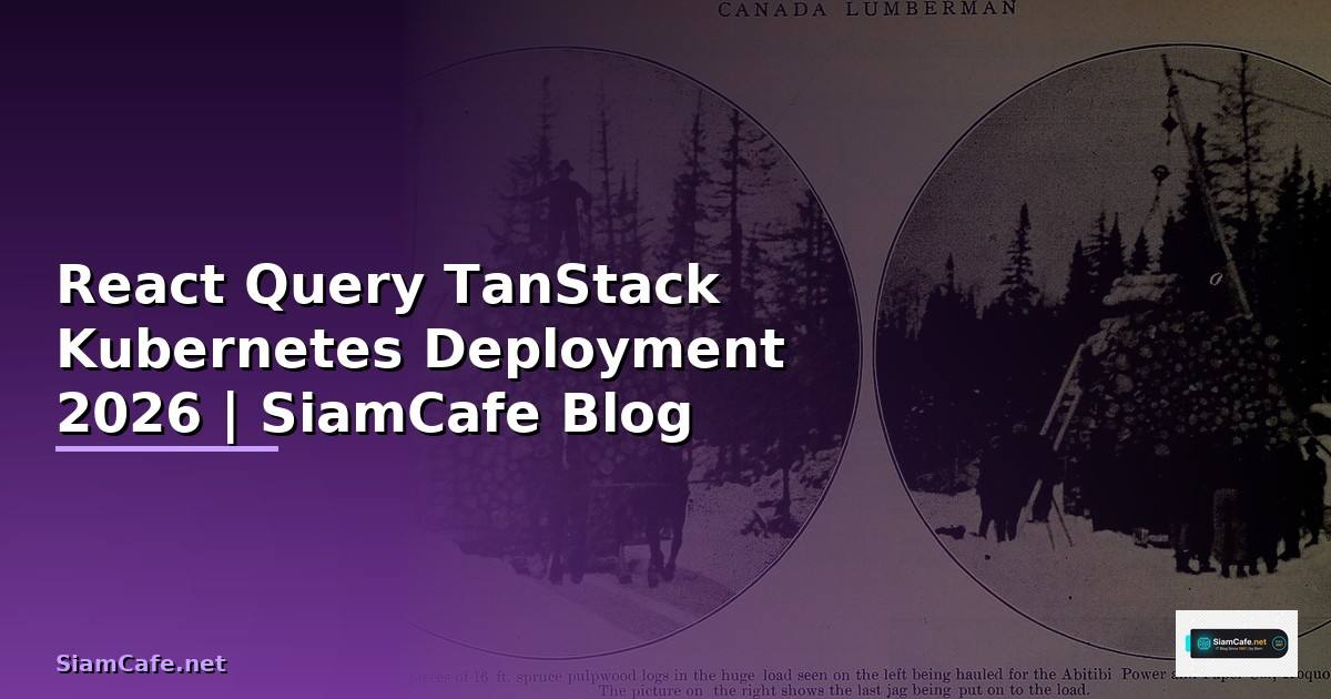 React Query TanStack Kubernetes Deployment