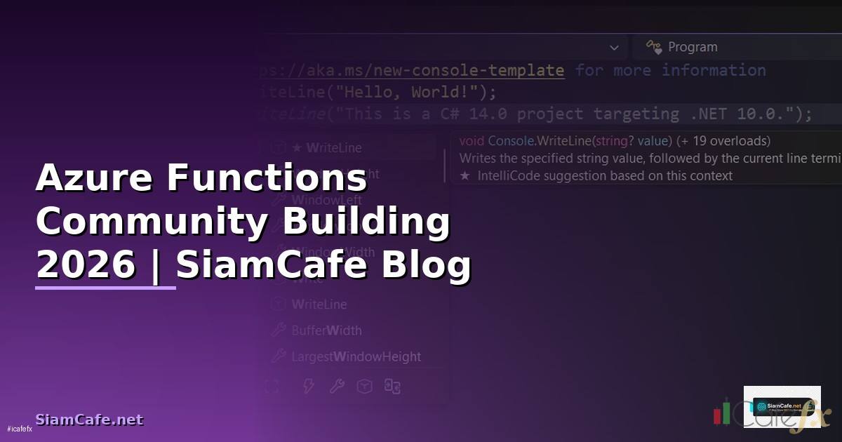 Azure Functions Community Building