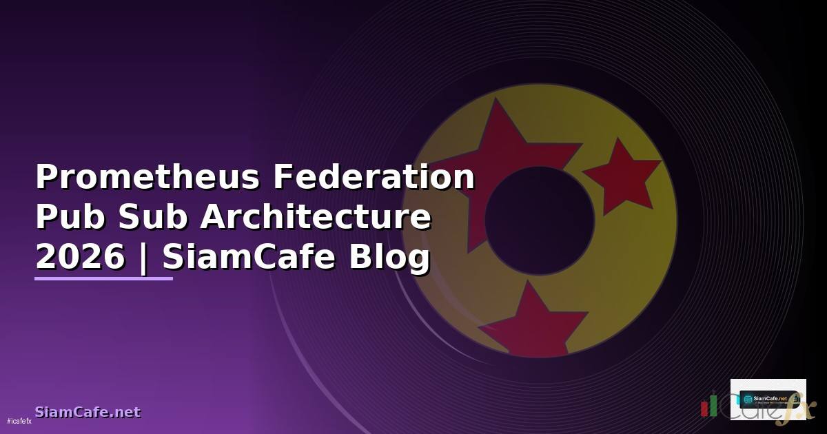 Prometheus Federation Pub Sub Architecture
