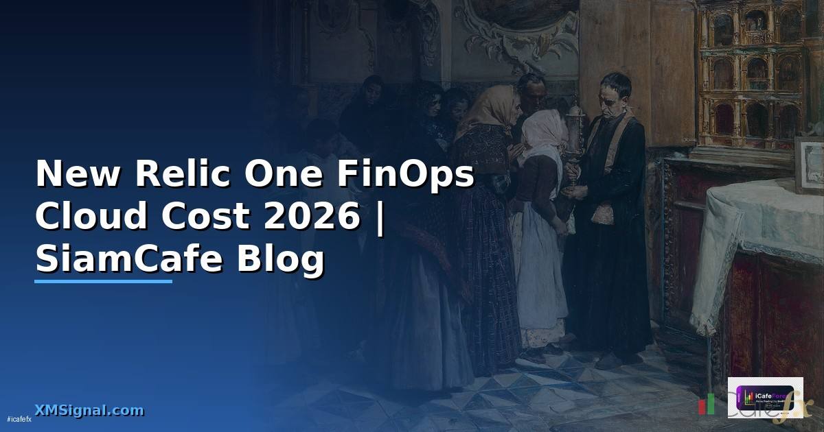 New Relic One FinOps Cloud Cost — คู่มือฉบับสมบูรณ์ 2026