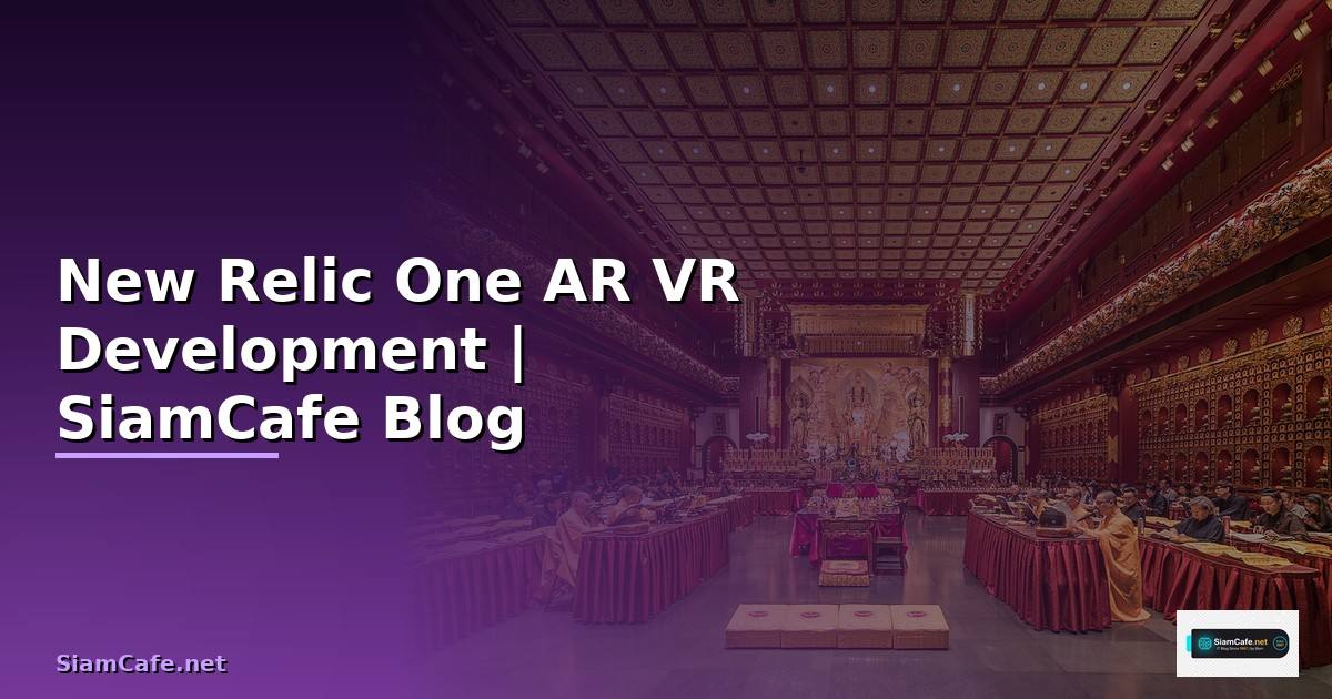 New Relic One AR VR Development